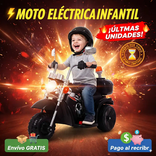 Moto Infantil  para Niños y Niñas (Pack Completo) 🎁
